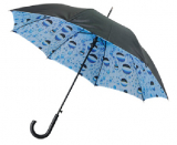 Зонт трость Капли воды полуавтоматический с двухслойным куполом
